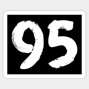 Number 95 Sticker